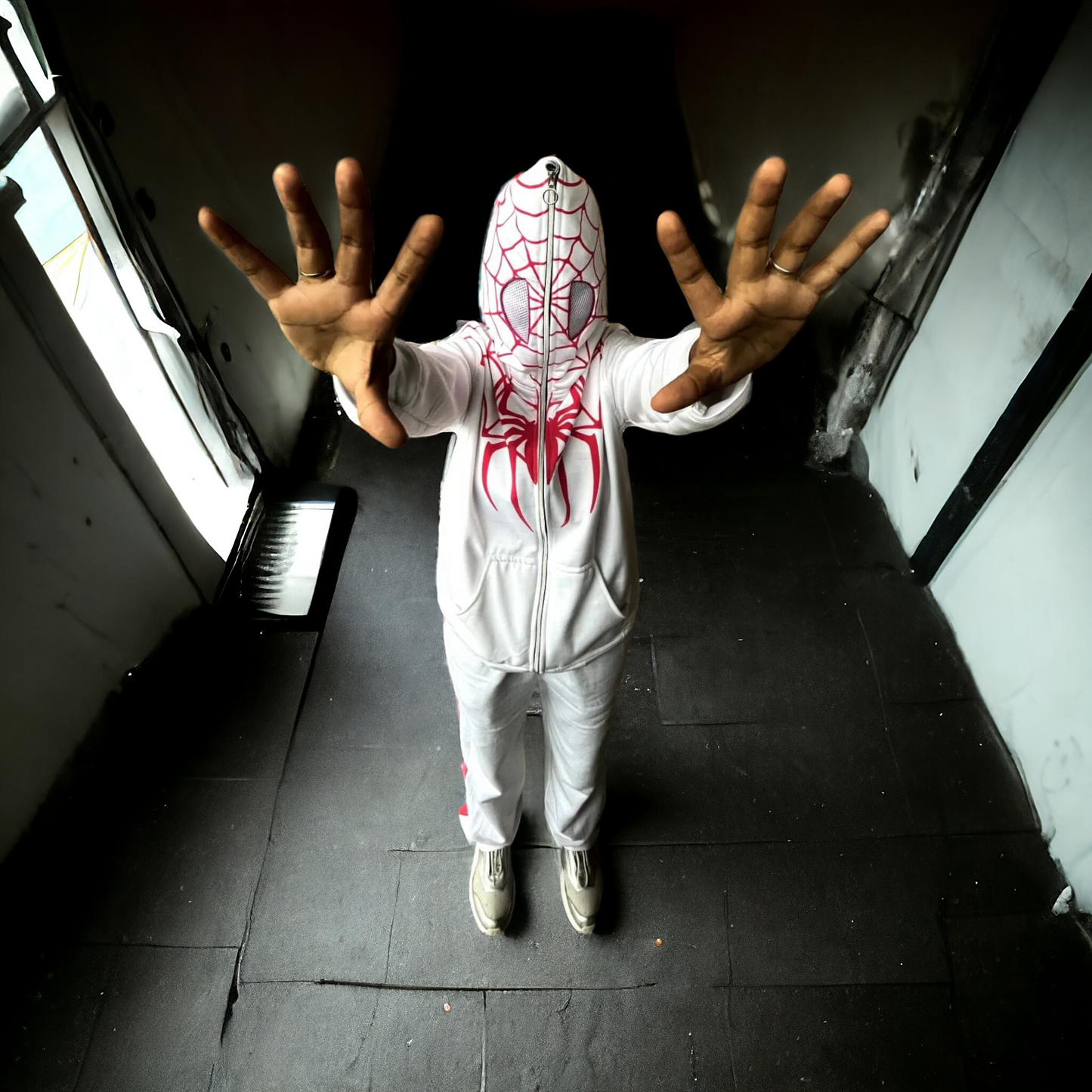 SPIDERMAN HOODIE FULL ZIP UP  AT MERCY WEAR - Prime Fitz