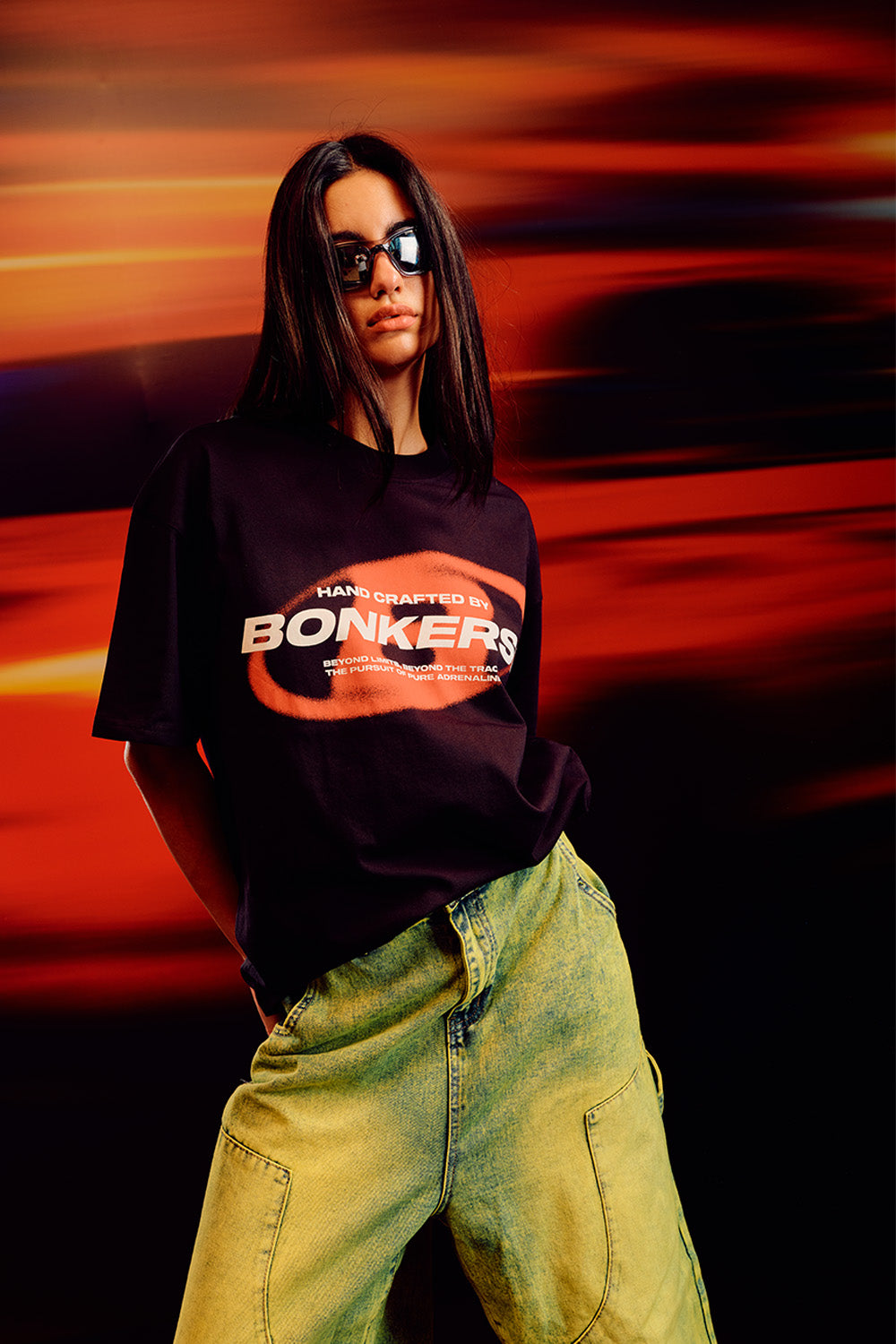 Project: Bonkers Black Oversized T-shirt