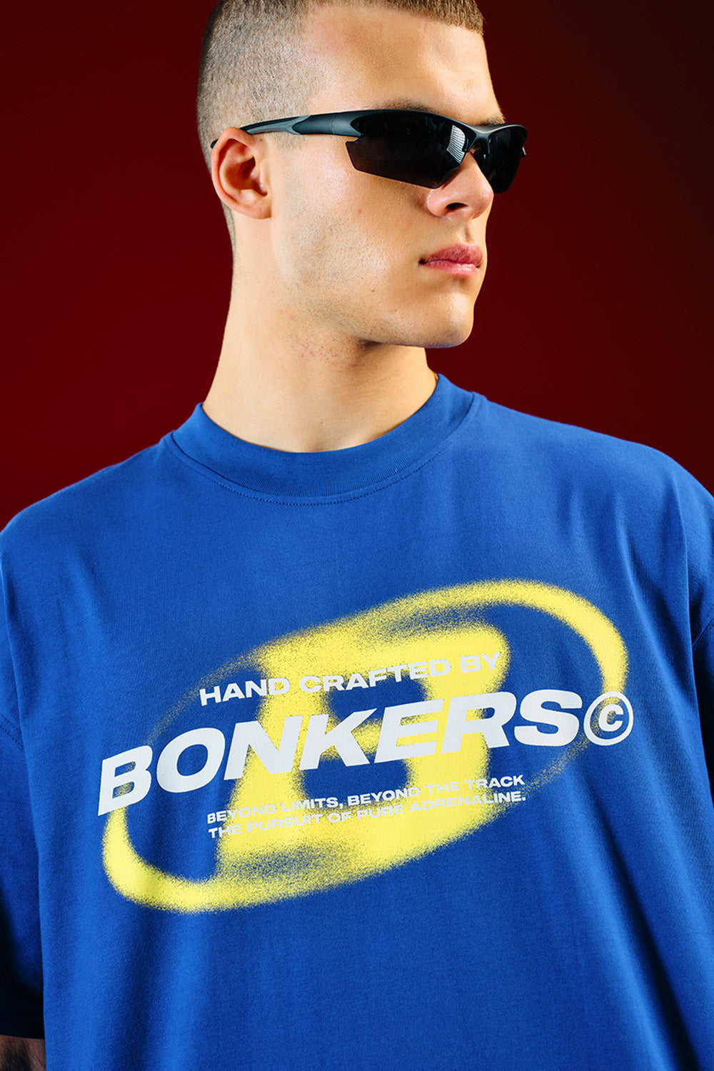 Project: Bonkers Blue Oversized T-shirt