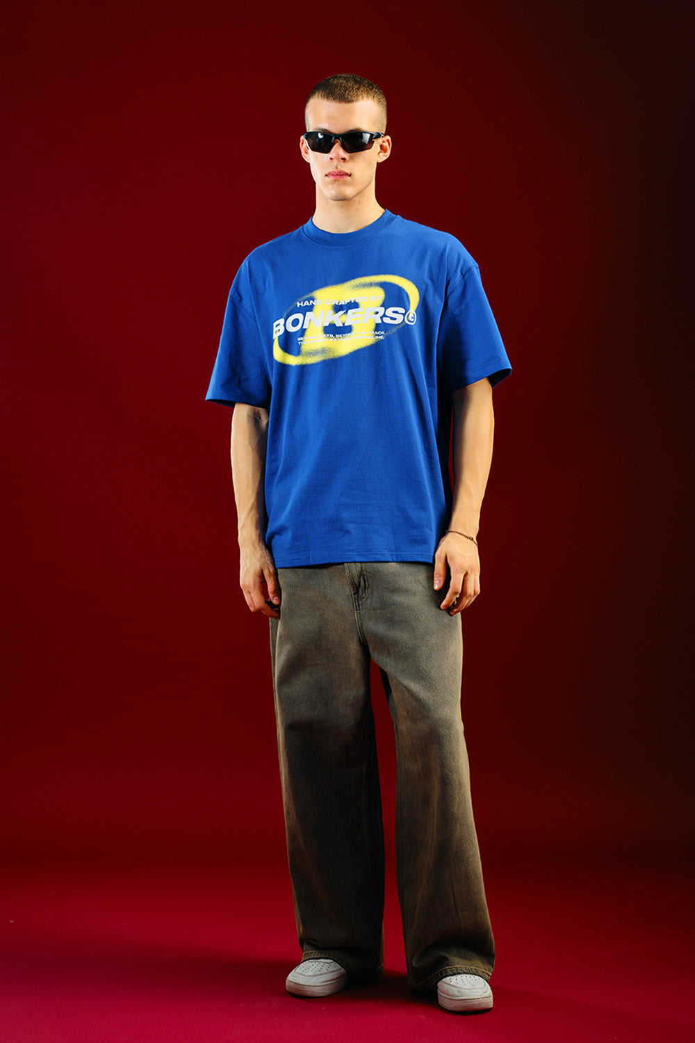 Project: Bonkers Blue Oversized T-shirt