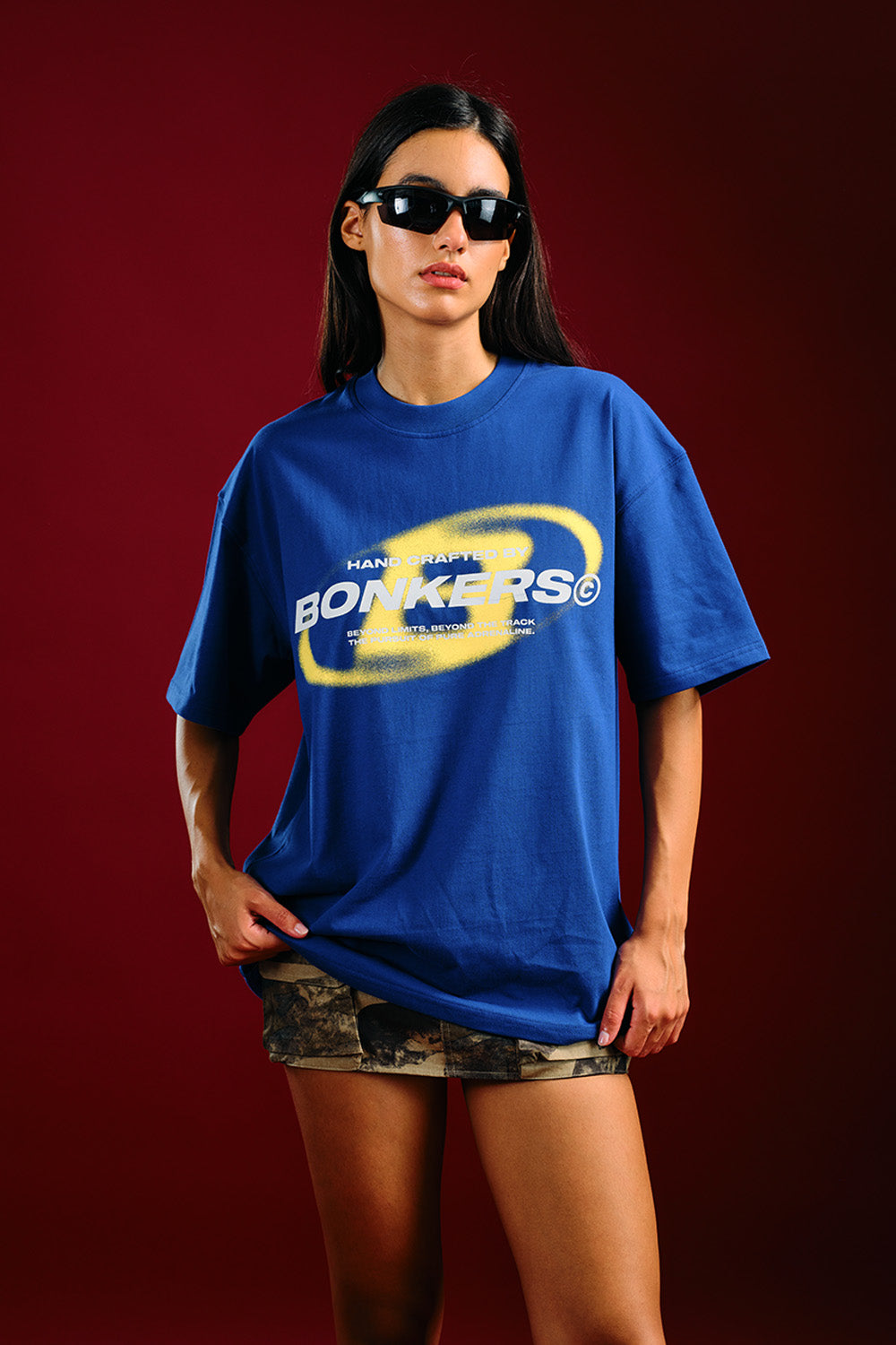 Project: Bonkers Blue Oversized T-shirt