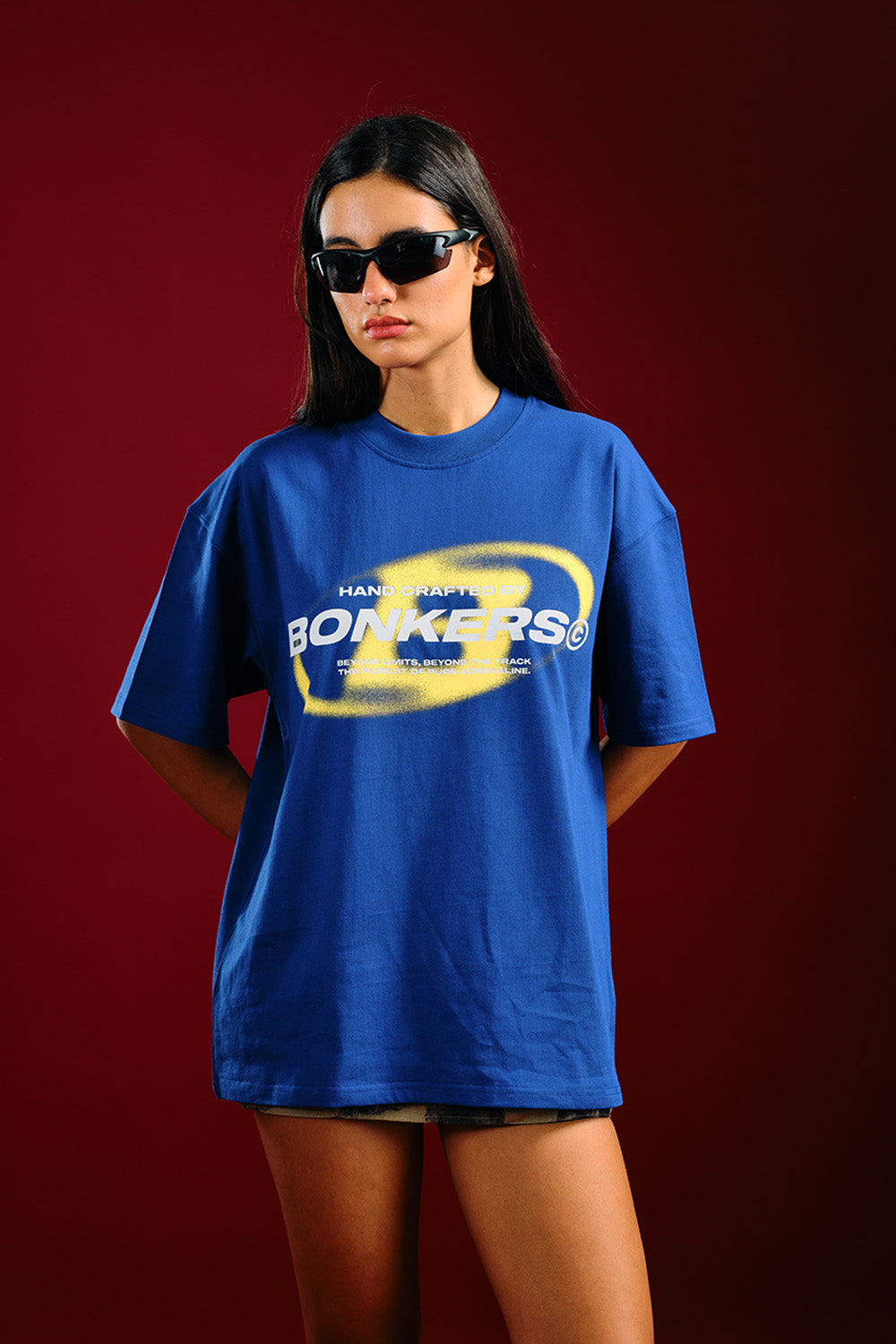 Project: Bonkers Blue Oversized T-shirt