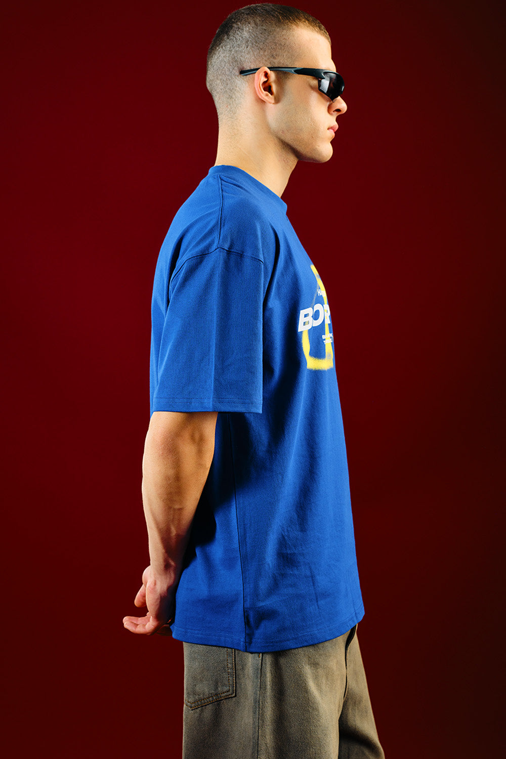 Project: Bonkers Blue Oversized T-shirt