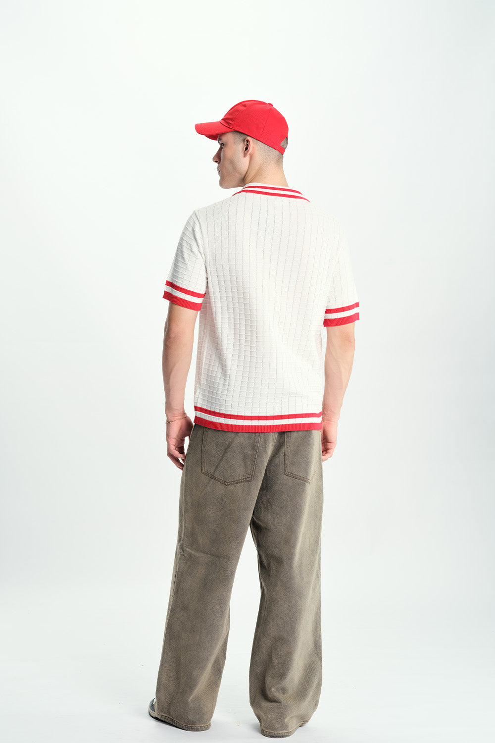Red Grid Theory Shirt