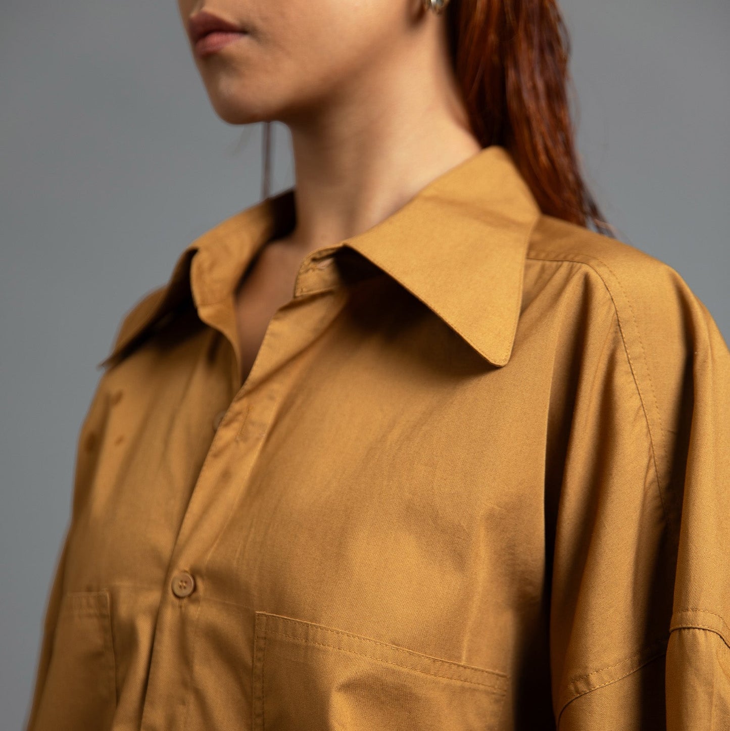 SuperHUEMN 'Sand' Darwyn Shirt (Cinnamon Brown)