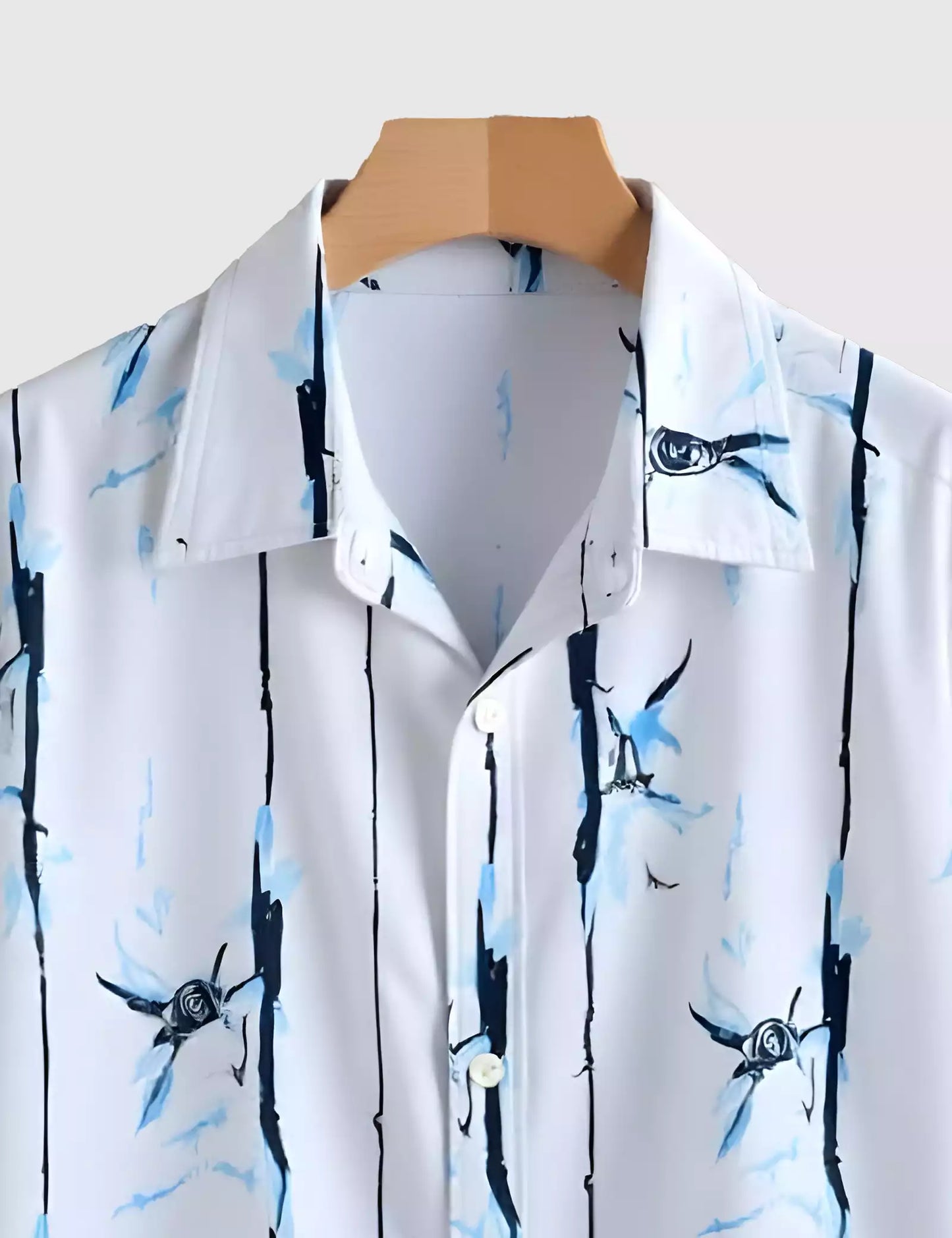 Blue Design Men's Shirt Half Sleeves Exclusive Summer Edition - Prime Fitz