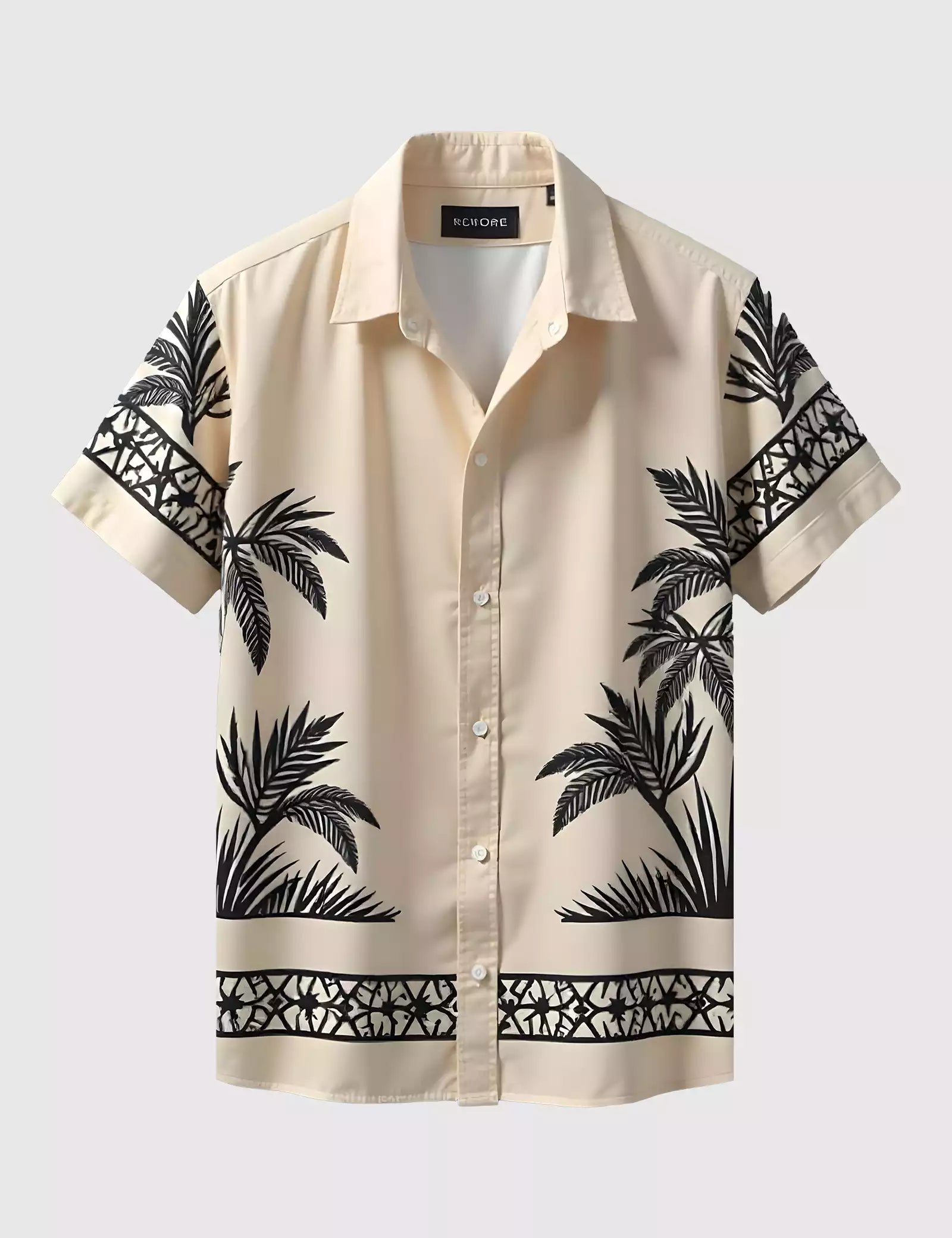 Tree on Border Men's Shirt Half Sleeves Exclusive Summer Edition - Prime Fitz