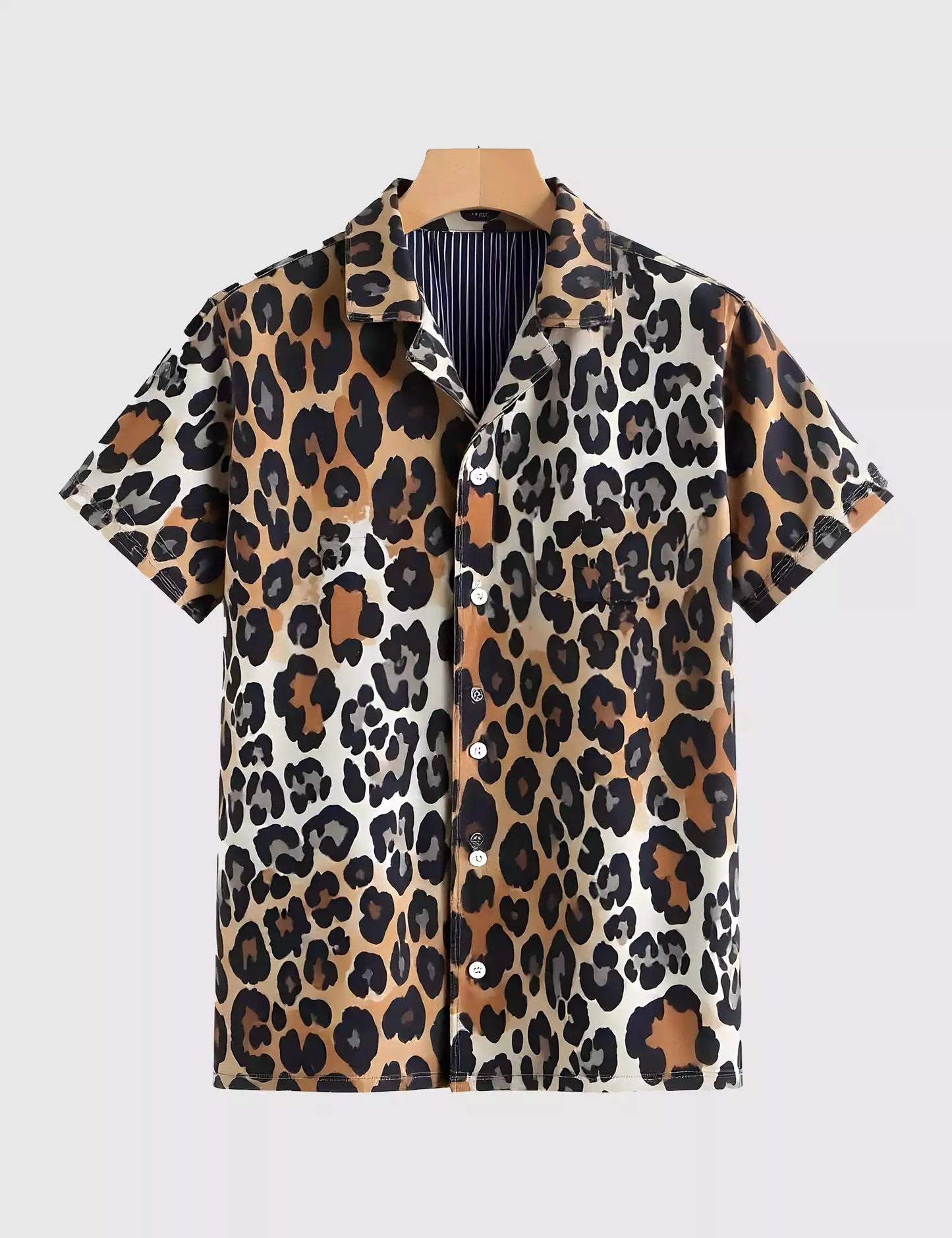 Summer Cheetah Men's Shirt Half Sleeves Exclusive Summer Edition - Prime Fitz