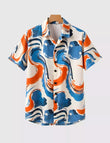 Summer Color Mix Pattern  Men's Shirt Half Sleeves Exclusive Summer Edition - Prime Fitz