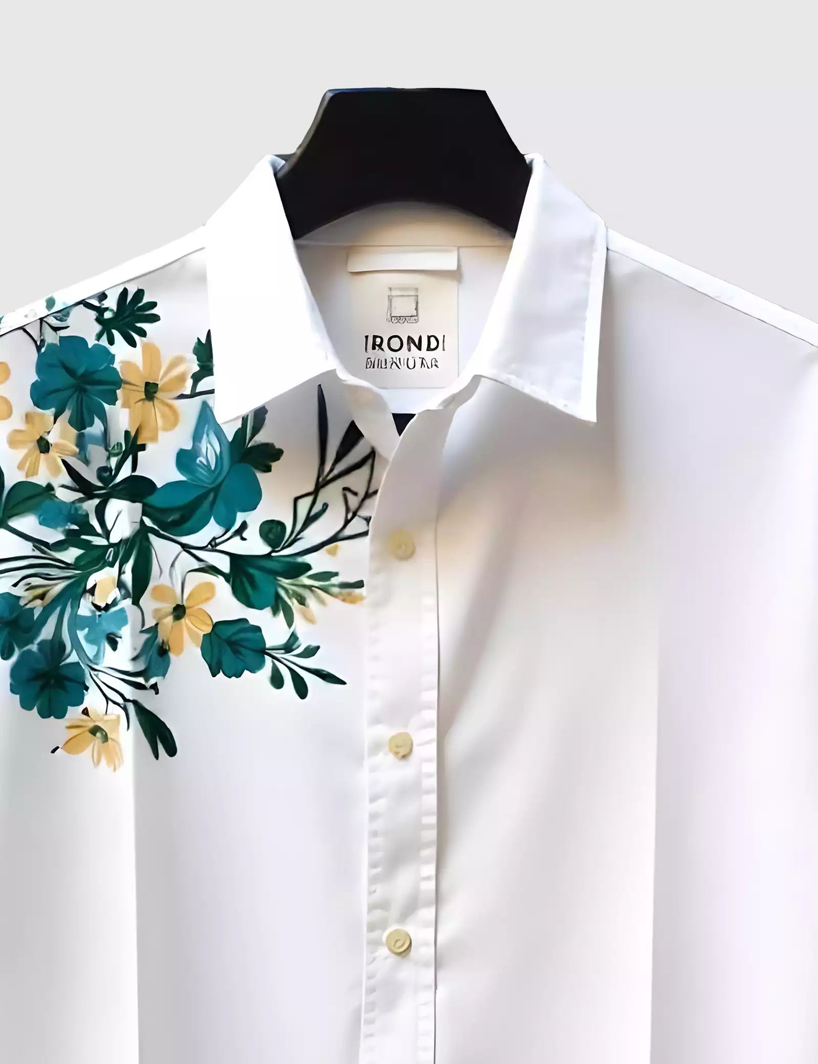 Flower on Corner Men's Shirt Half Sleeves Exclusive Summer Edition - Prime Fitz