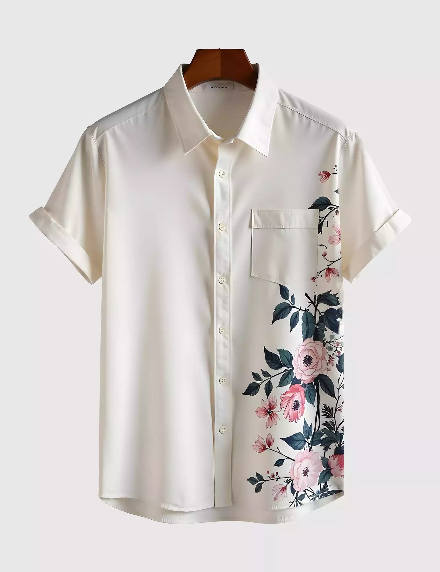 Rose on Corner Men's Shirt Half Sleeves Exclusive Summer Edition - Prime Fitz