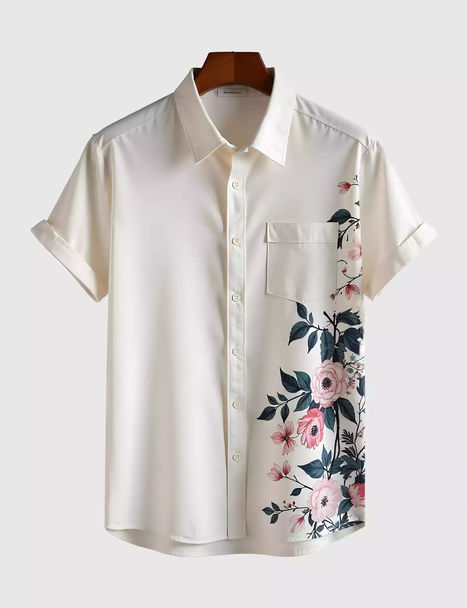 Rose on Corner Men's Shirt Half Sleeves Exclusive Summer Edition - Prime Fitz