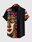 Half Face Printed Men's Shirt Half Sleeves Exclusive Summer Edition - Prime Fitz