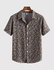 Illusion Printed Black Color Men's Shirt Half Sleeves Exclusive Summer Edition - Prime Fitz