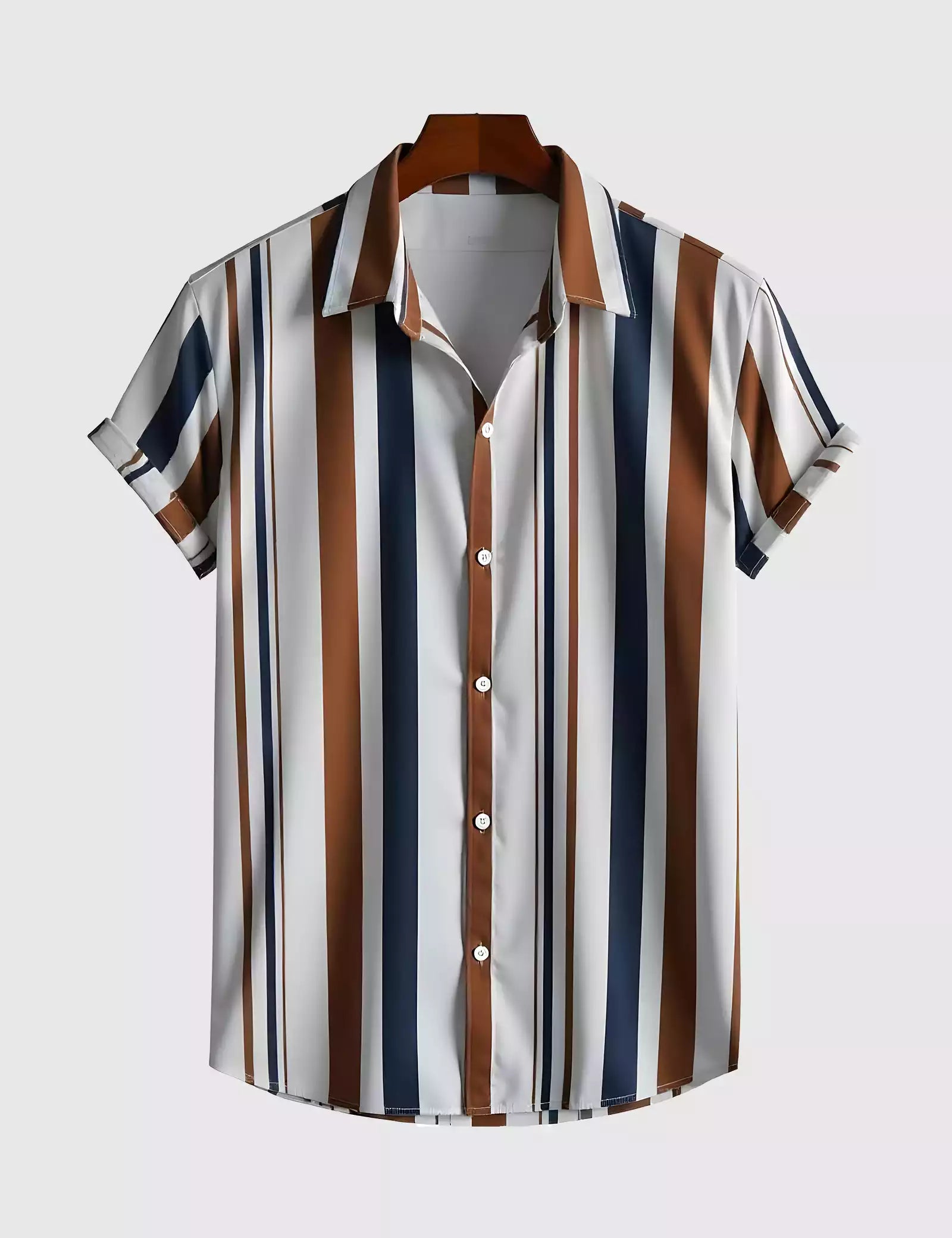 Vertical Linings Men's Shirt Half Sleeves Exclusive Summer Edition - Prime Fitz