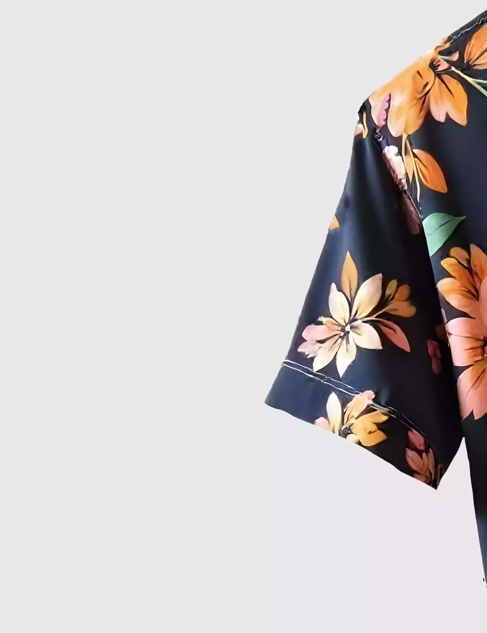 Navy Floral Printed Men's Shirt Half Sleeves Exclusive Summer Edition - Prime Fitz