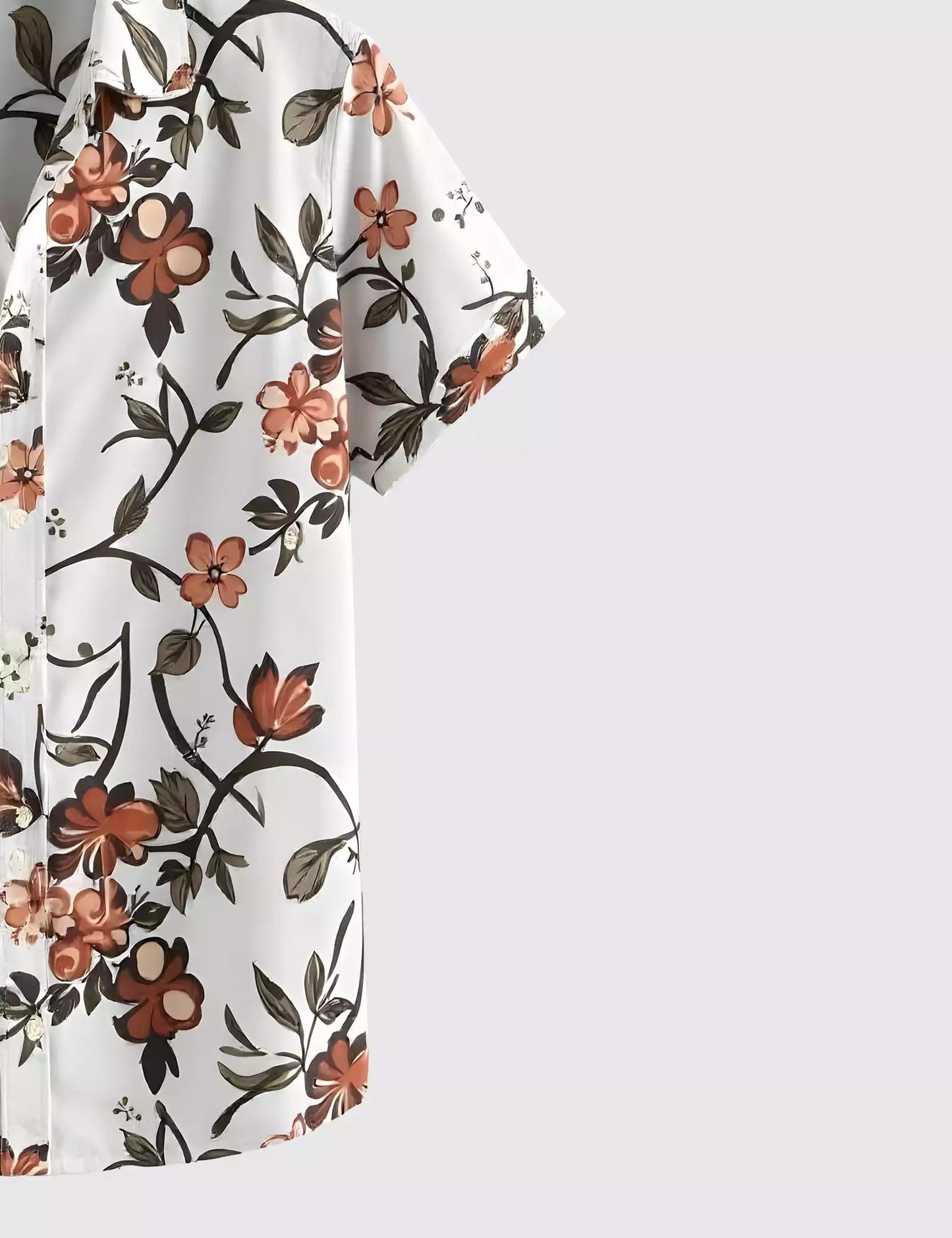 Tulip Printed Men's Shirt Half Sleeves Exclusive Summer Edition - Prime Fitz