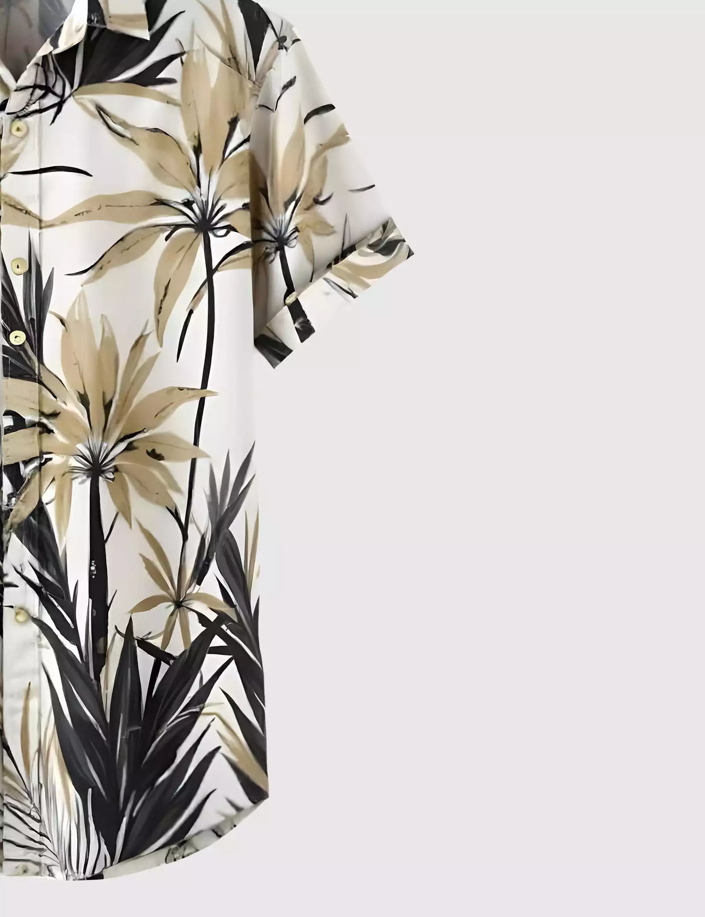 Yellow Floral Men's Shirt Half Sleeves Exclusive Summer Edition - Prime Fitz