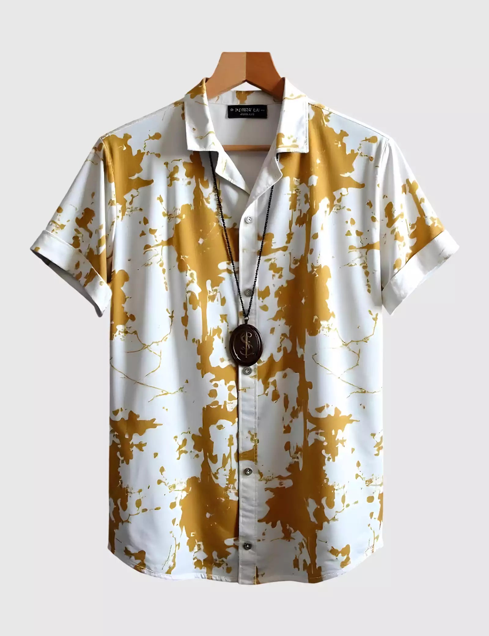 Yellow Splash Men's Shirt Half Sleeves Exclusive Summer Edition - Prime Fitz