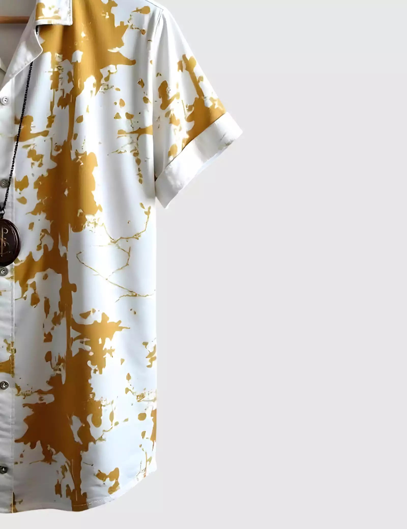 Yellow Splash Men's Shirt Half Sleeves Exclusive Summer Edition - Prime Fitz