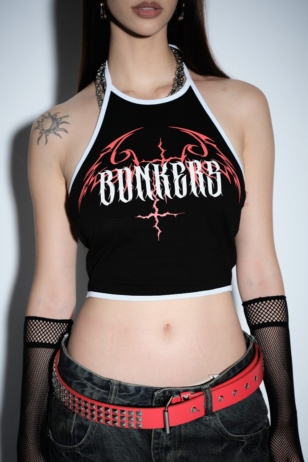 Scar Glyph Halter Neck Top