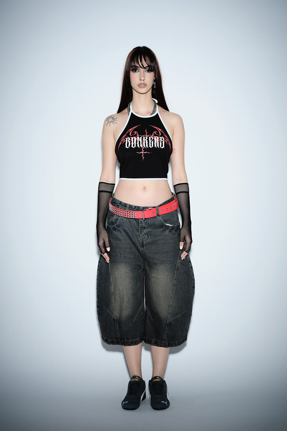 Scar Glyph Halter Neck Top