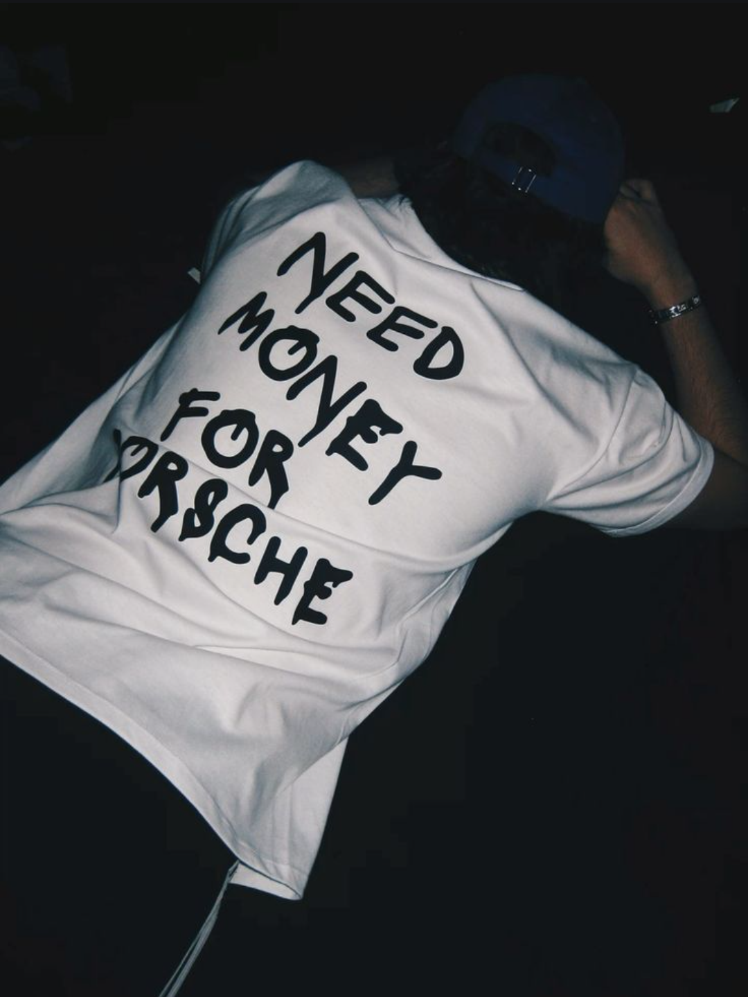 "Need Money for Porsche" Oversized Tee - Prime Fitz