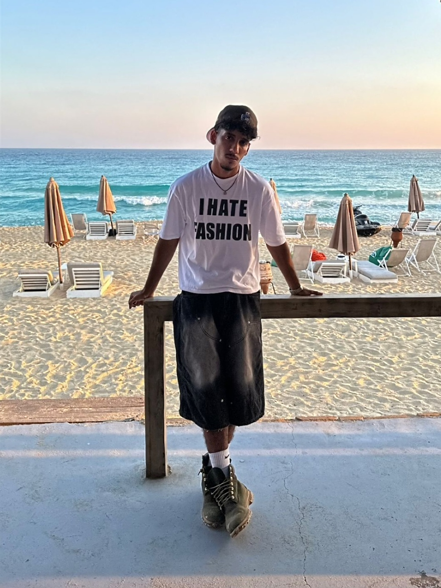 "I HATE FASHION" Oversized Tee - Prime Fitz