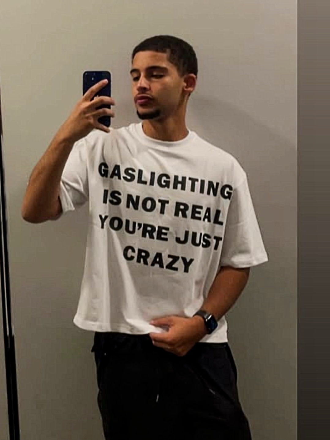 "Gaslighting is Not Real" Tee - Prime Fitz