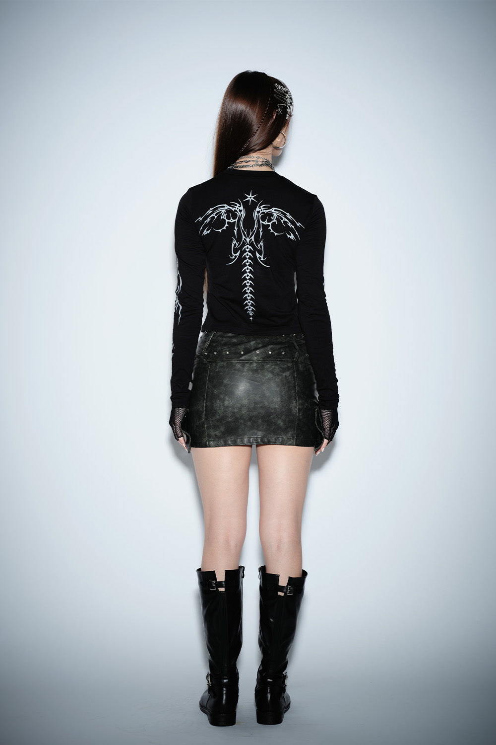 Shadow Serpent Long Sleeve Top