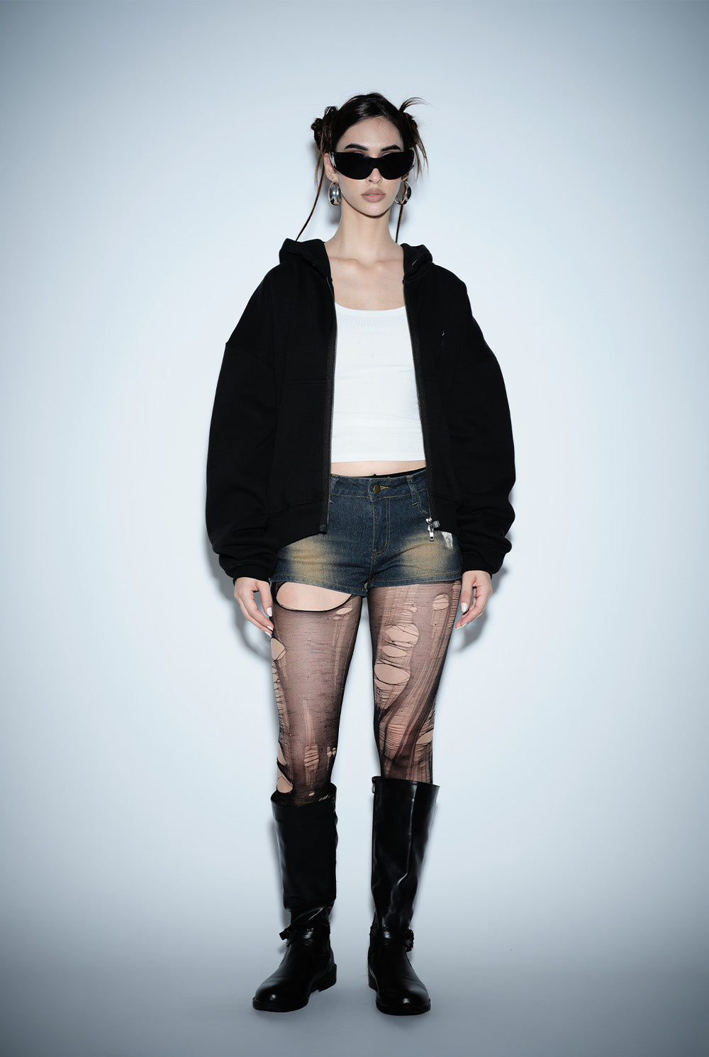 Shadow Sigil Zip Hoodie