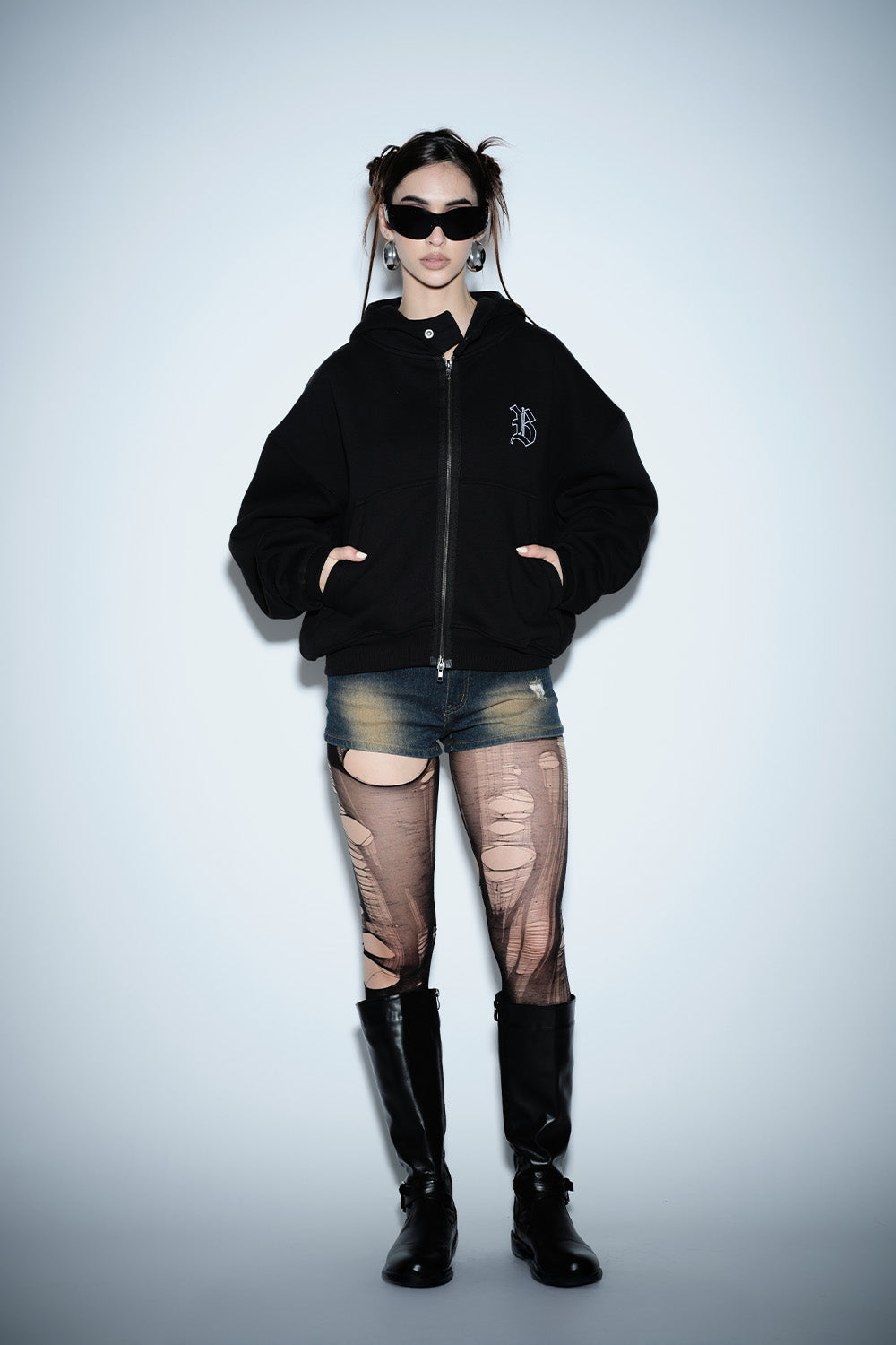 Shadow Sigil Zip Hoodie