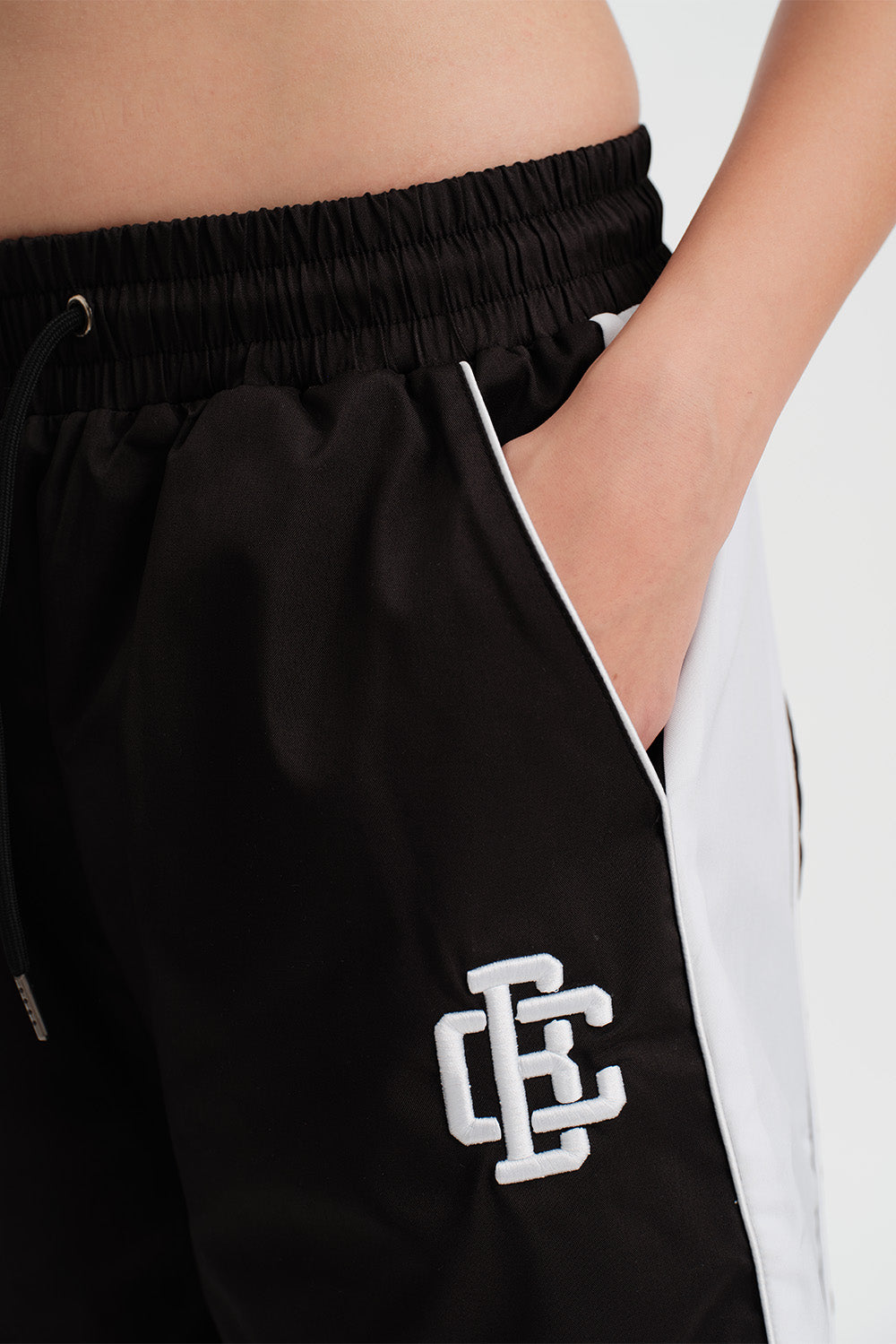 Signature Black Trackline Shorts