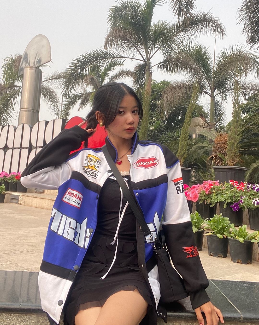 Black Air Classic Vintage Racing Jacket – Iconic Style for Motorsport Enthusiasts - Prime Fitz