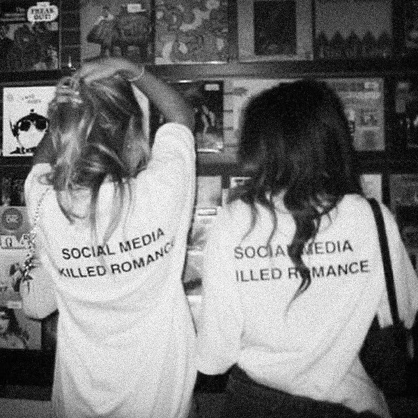 "Social Media Killed Romance" Tee - Prime Fitz