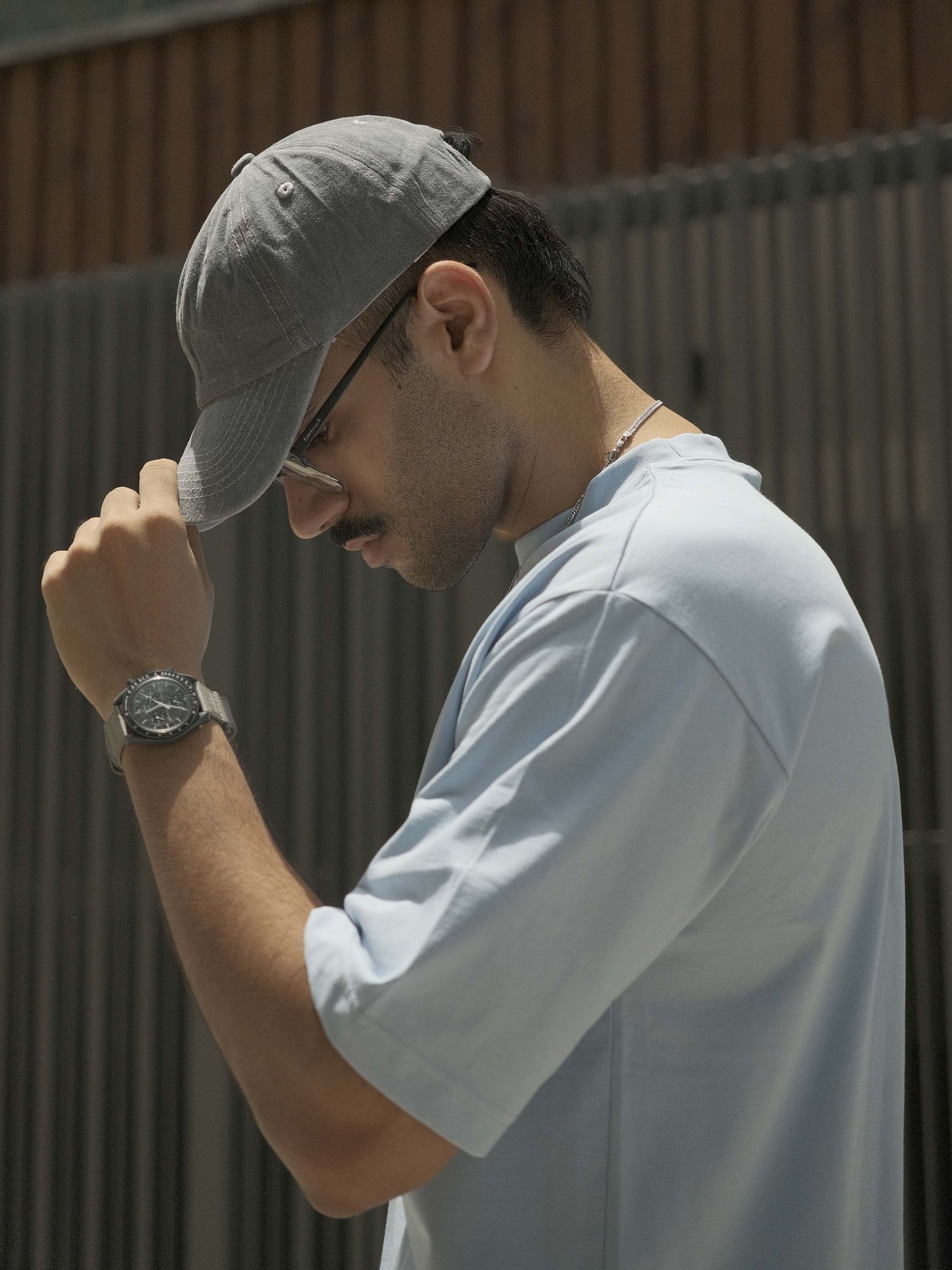 Everyday Oversized Tee - Sky Blue