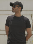 Basic Slim Fit T-shirt -Black