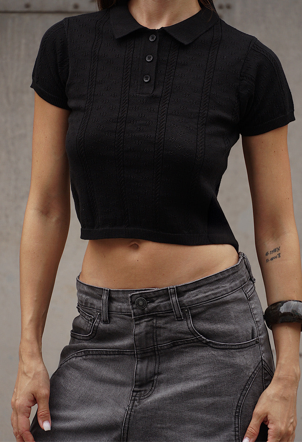 Softserve Black Polo