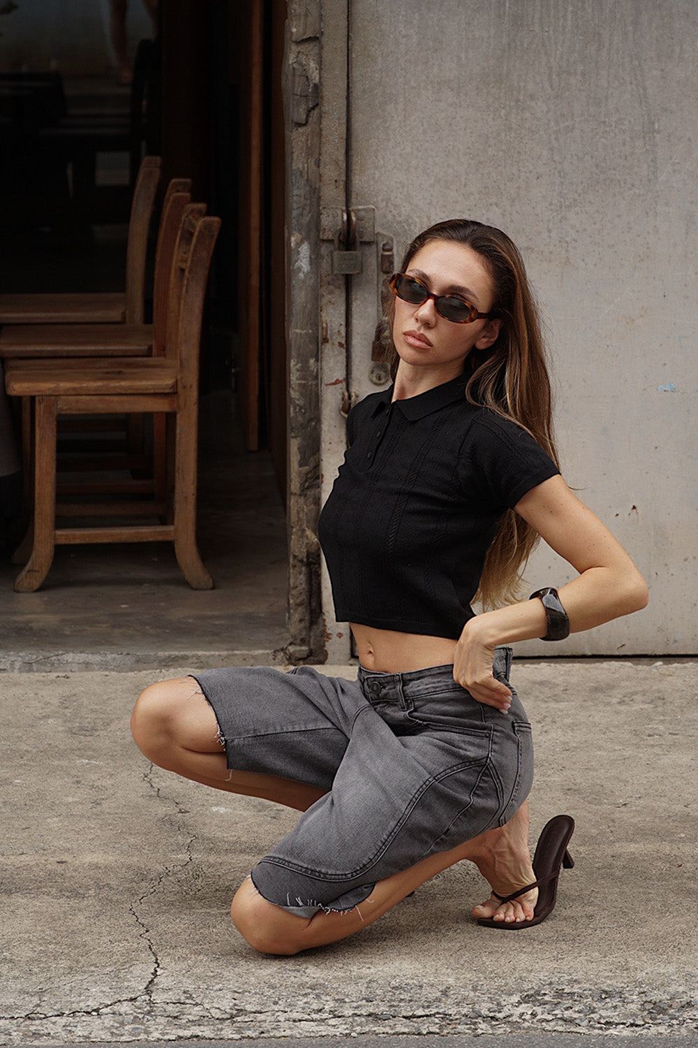 Softserve Black Polo