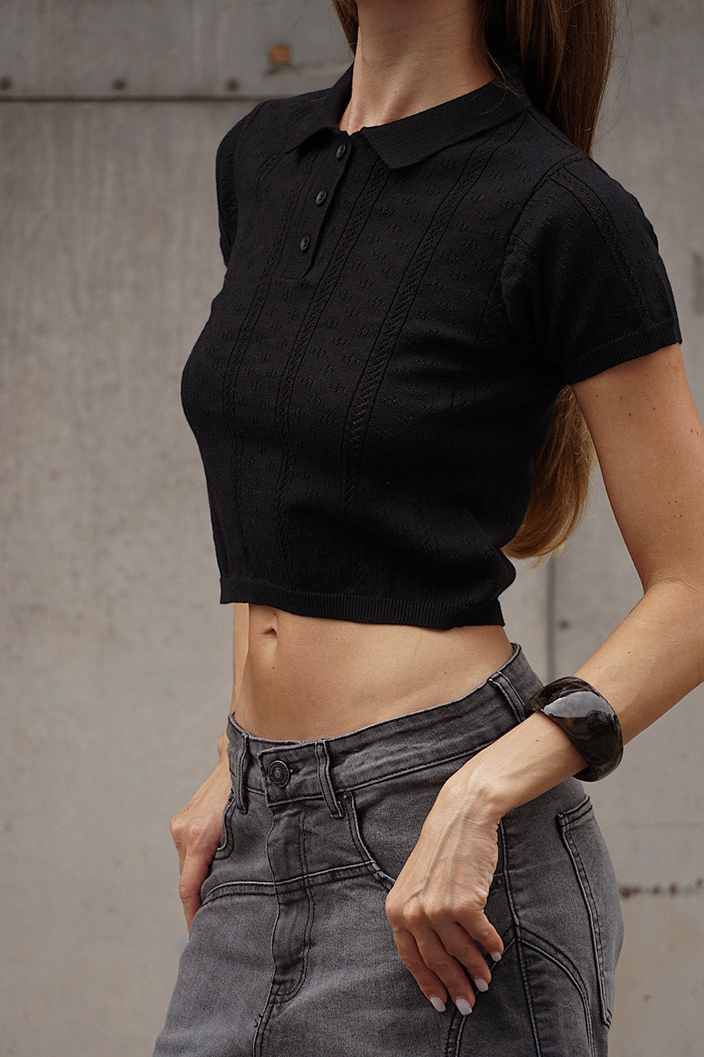 Softserve Black Polo