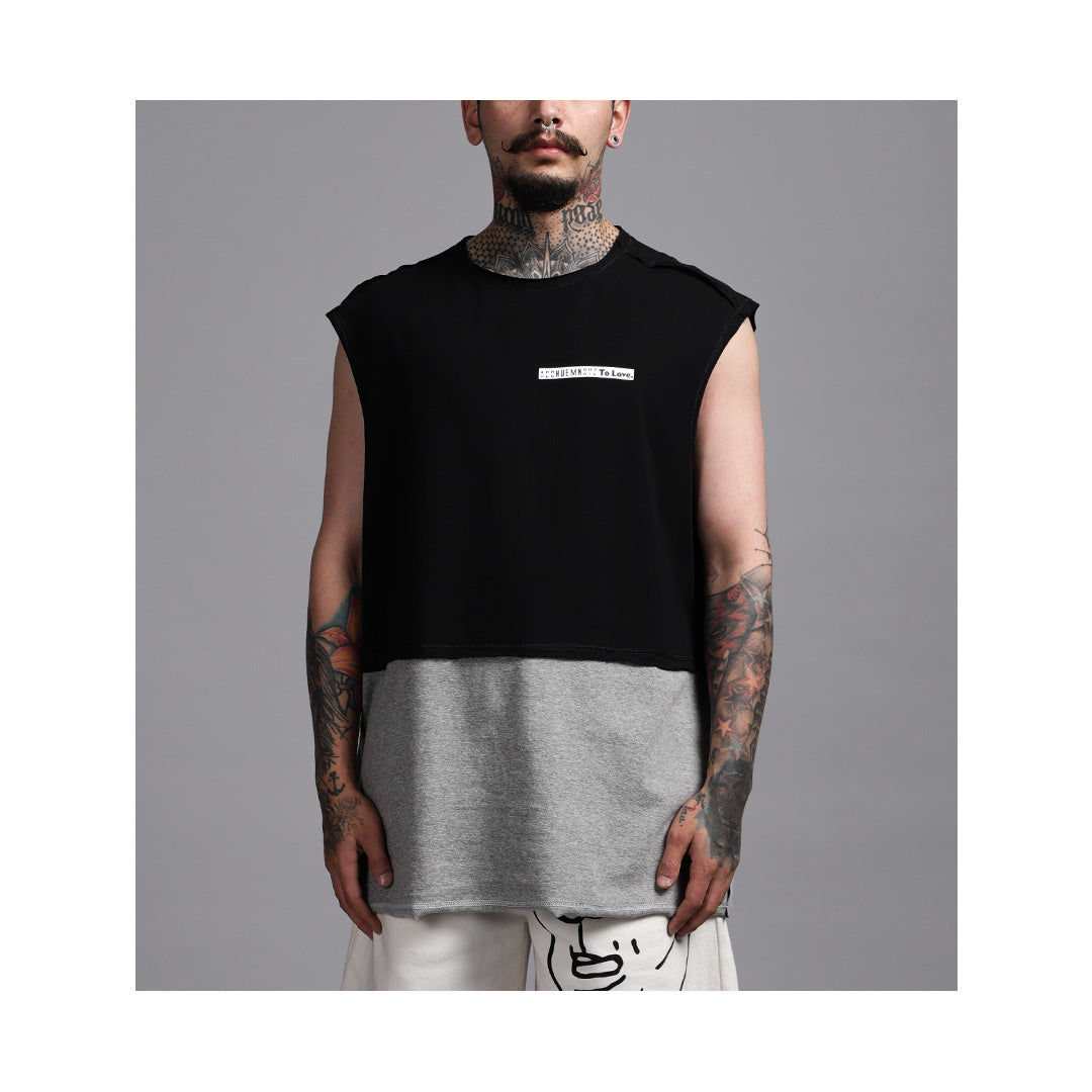 To Love Sleeveless T-shirt (Black)