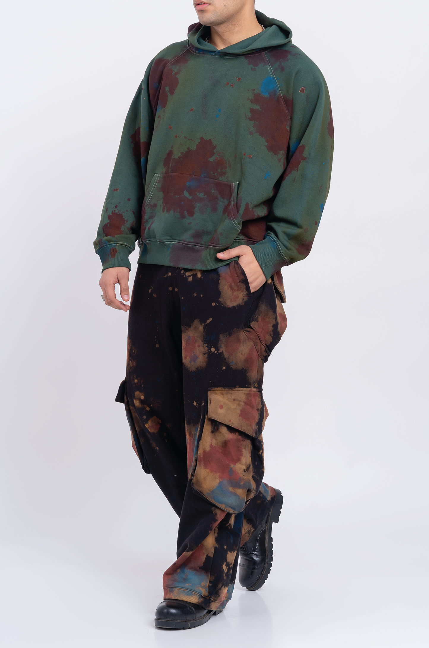 Huemn Blood Flap Pocket Sweatpant (Black)