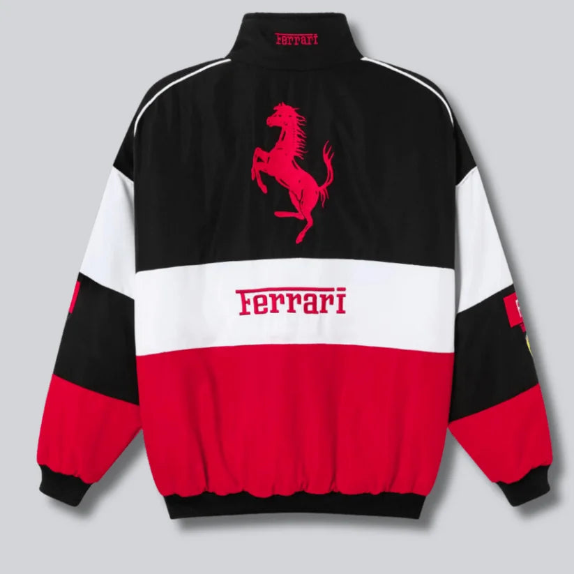 Ferrari F1 Vintage Racer Jacket | Classic Motorsport Fashion - Prime Fitz