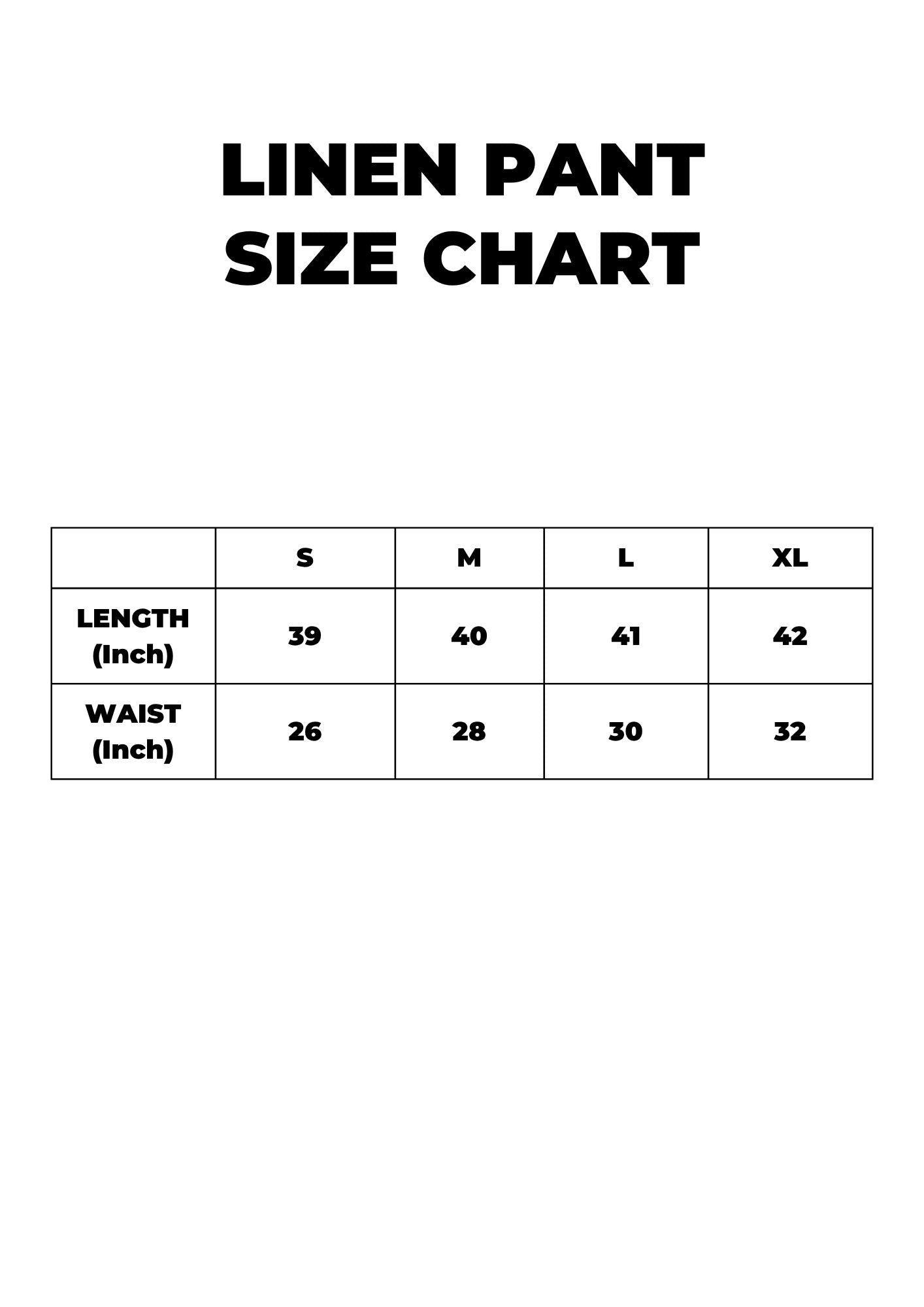 Linen Pant - Off White