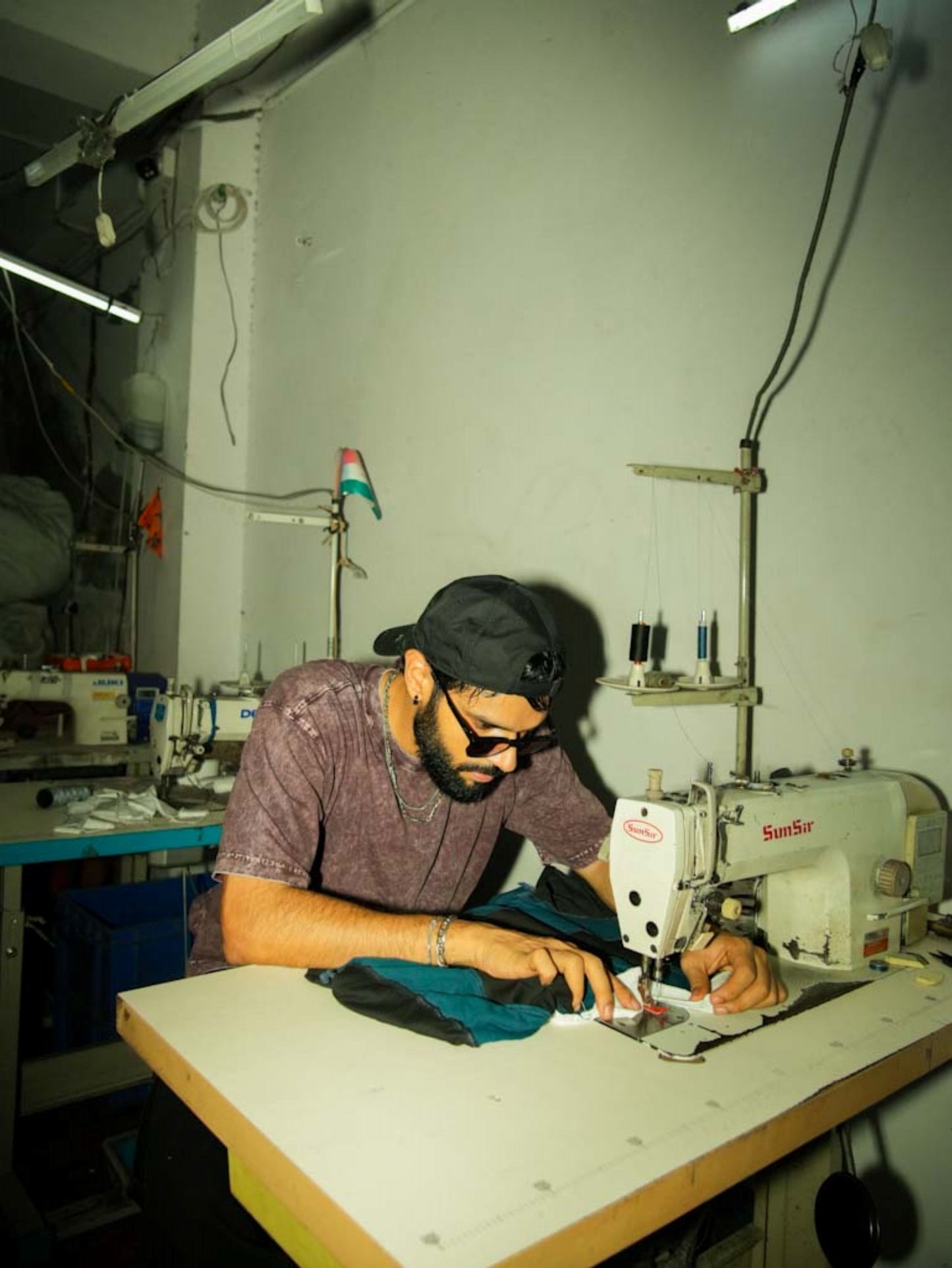 Relaxed Fit Tshirt - Washed Wine