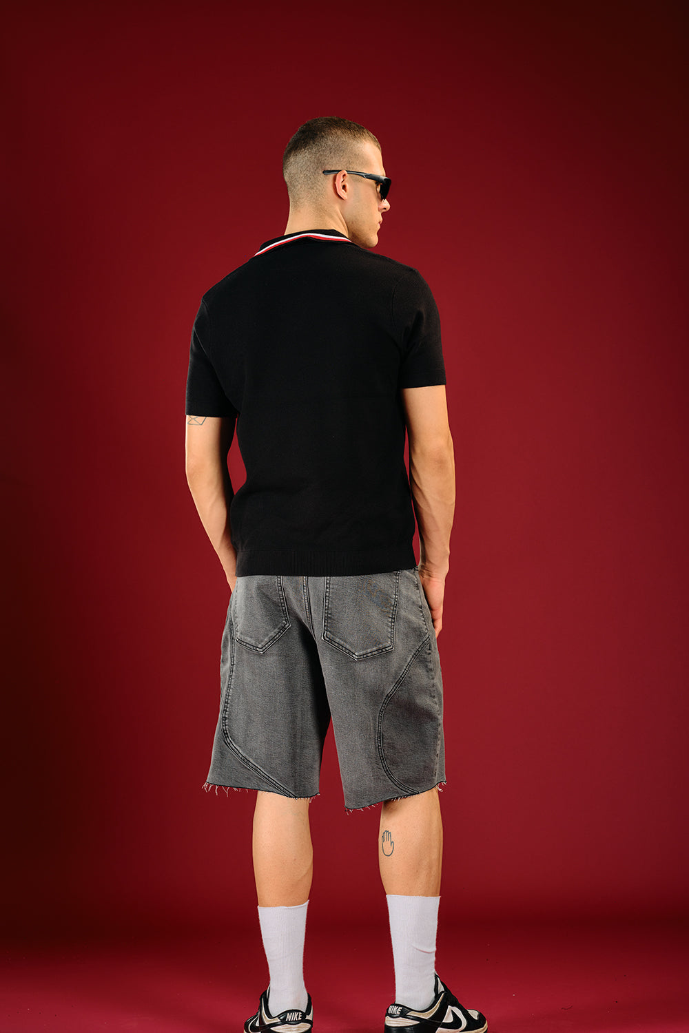 Vintage Black Jack Denim Bermuda Shorts