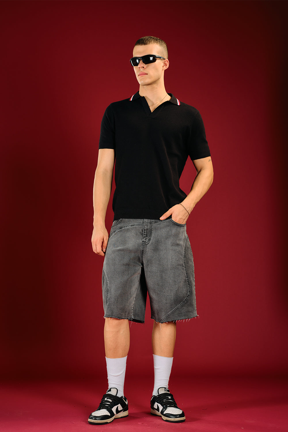 Vintage Black Jack Denim Bermuda Shorts