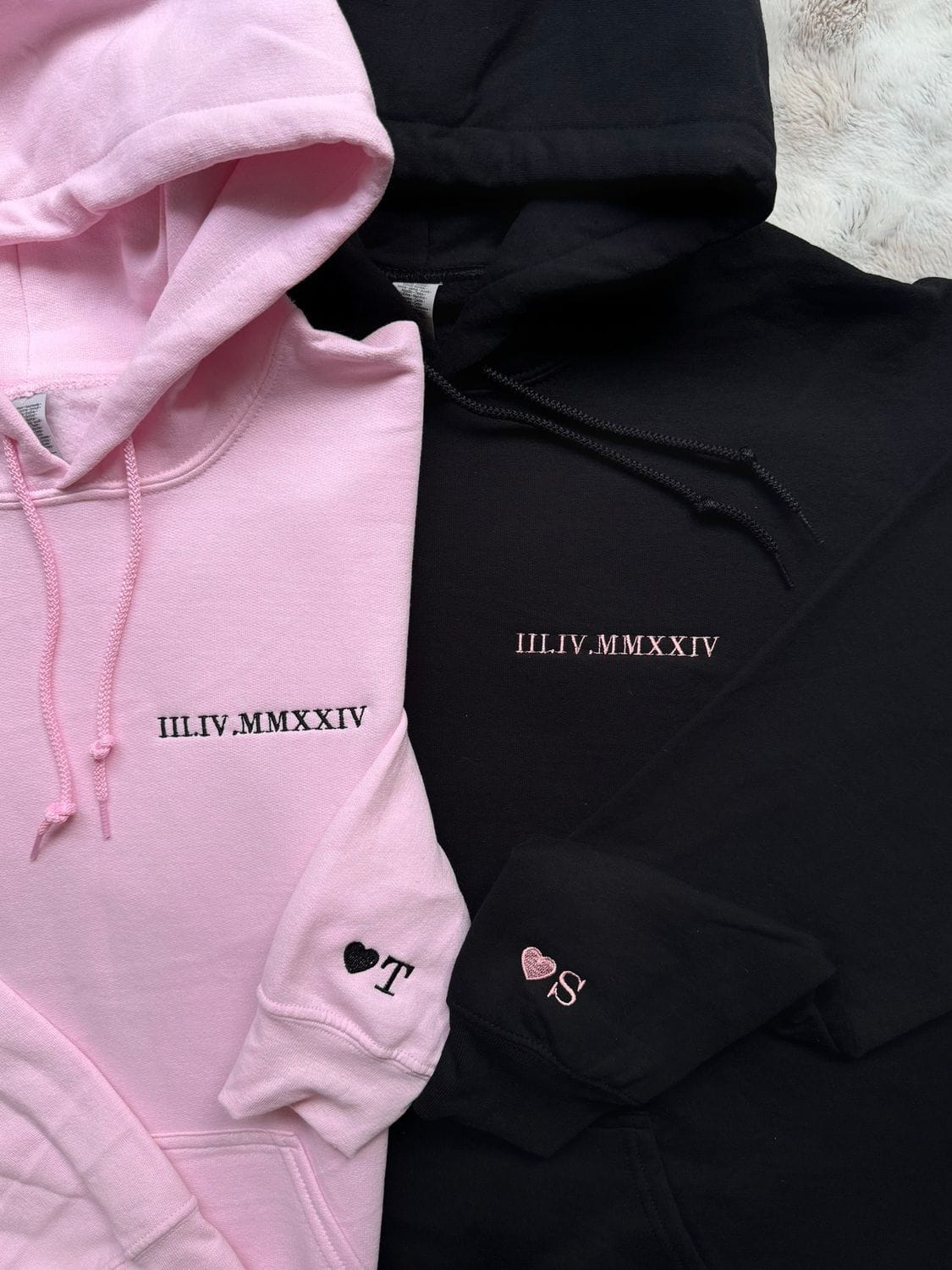 Create Your Love Story: Customizable Couple Hoodies - Prime Fitz