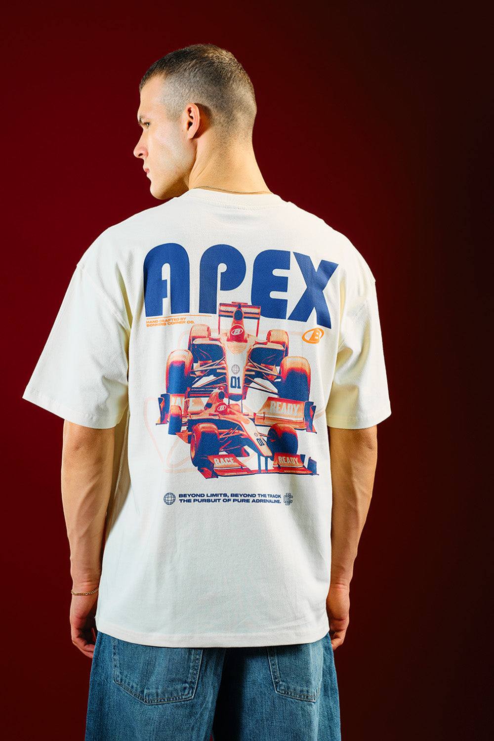 White Apex Beyond Oversized T-shirt