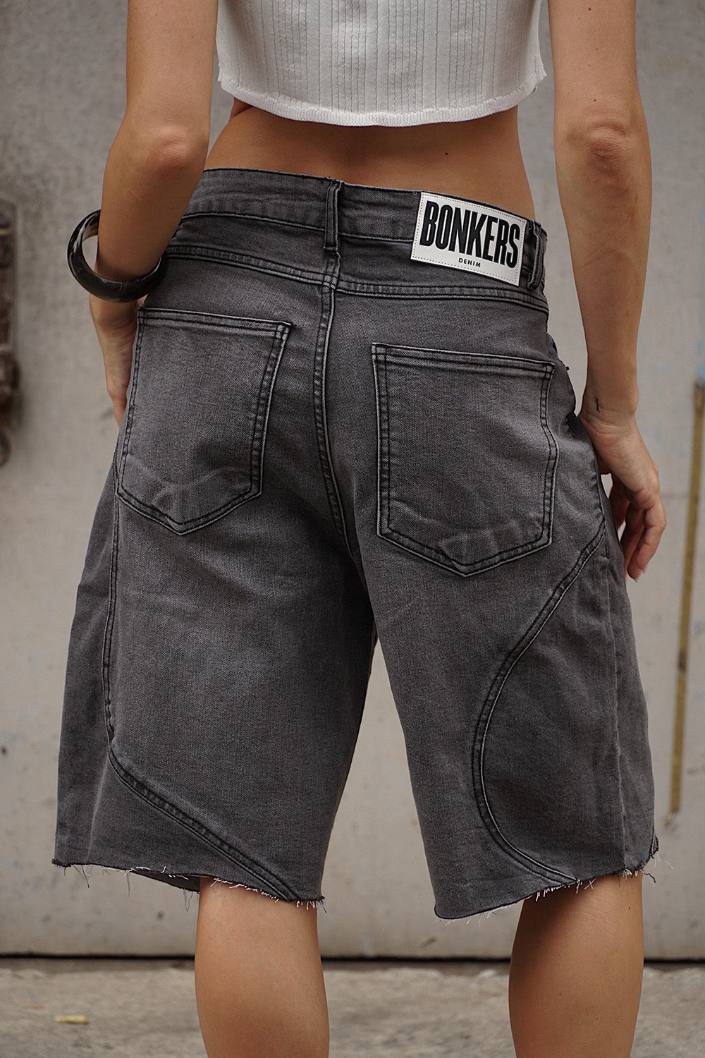 Vintage Black Jack Denim Bermuda Shorts